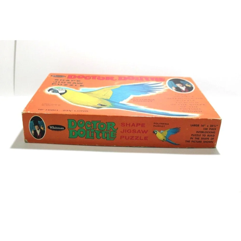 Whitman Doctor Dolittle Polynesia Parrot Puzzle Boxed Vintage 1967 Complete